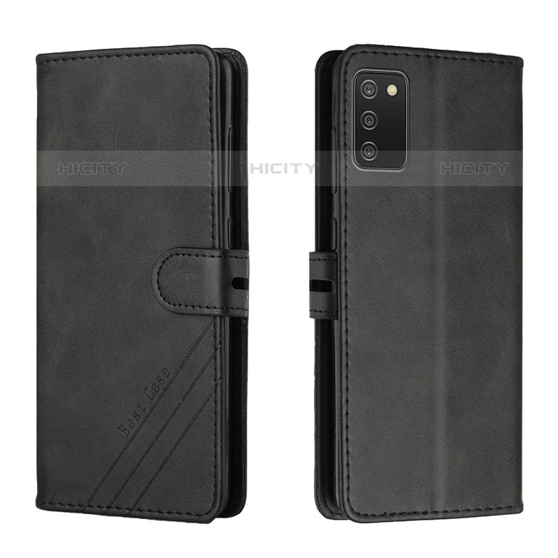 Coque Portefeuille Livre Cuir Etui Clapet H02X pour Samsung Galaxy M02s Noir Plus