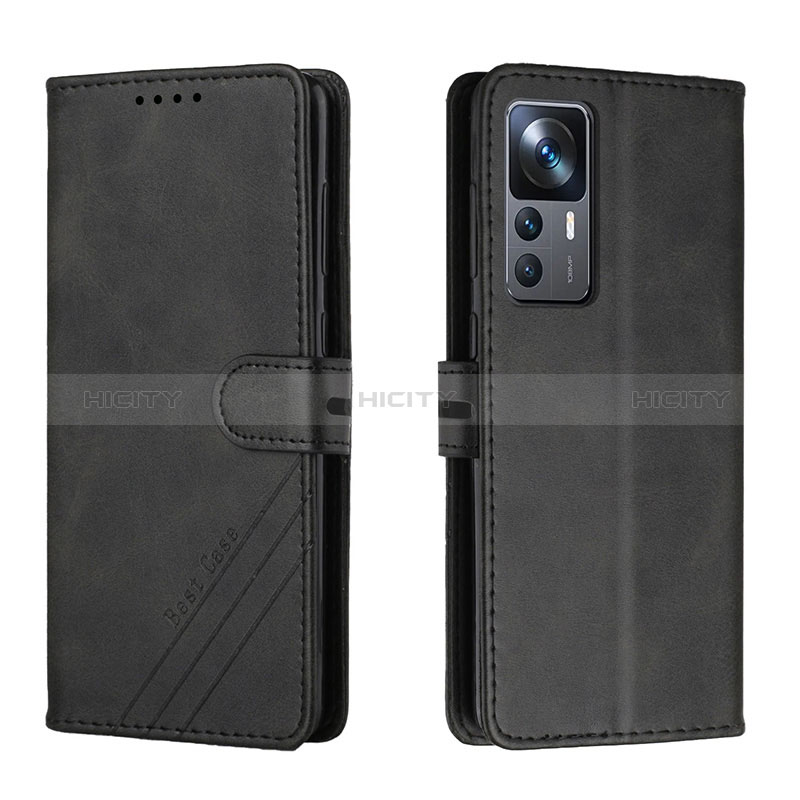 Coque Portefeuille Livre Cuir Etui Clapet H02X pour Xiaomi Mi 12T Pro 5G Noir Plus