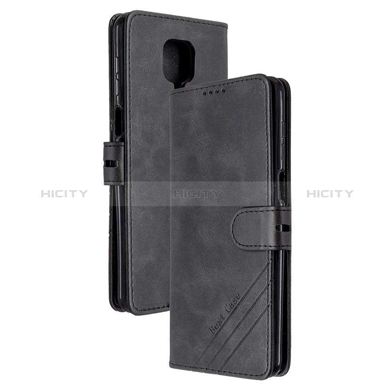 Coque Portefeuille Livre Cuir Etui Clapet H02X pour Xiaomi Poco M2 Pro Noir Plus