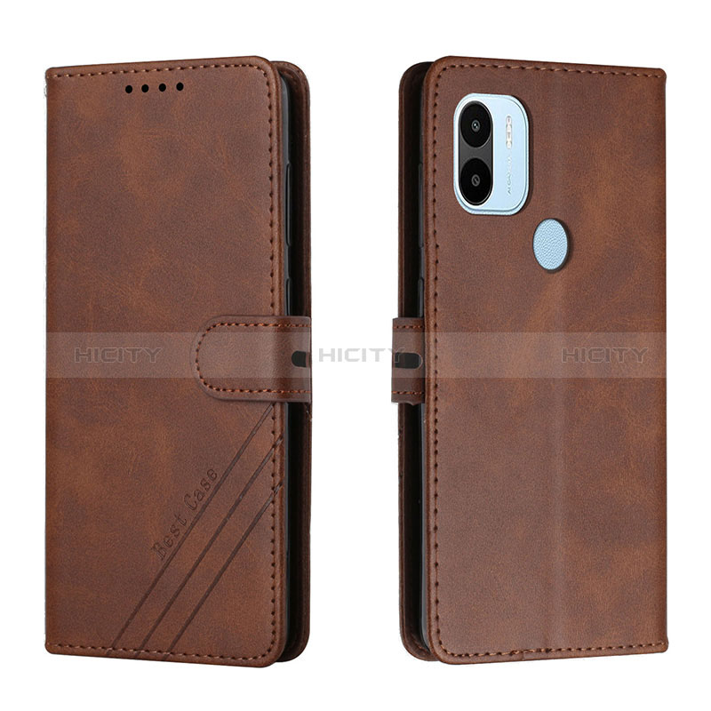 Coque Portefeuille Livre Cuir Etui Clapet H02X pour Xiaomi Redmi A1 Plus Marron Plus