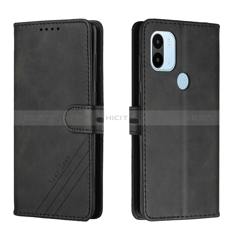 Coque Portefeuille Livre Cuir Etui Clapet H02X pour Xiaomi Redmi A1 Plus Noir Plus