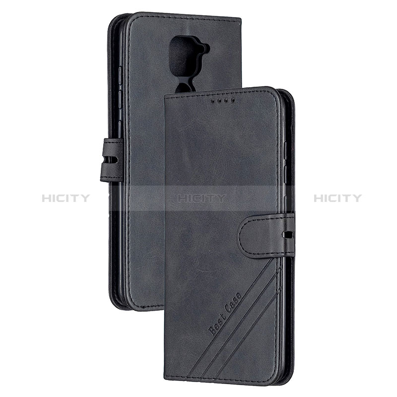 Coque Portefeuille Livre Cuir Etui Clapet H02X pour Xiaomi Redmi Note 9 Noir Plus