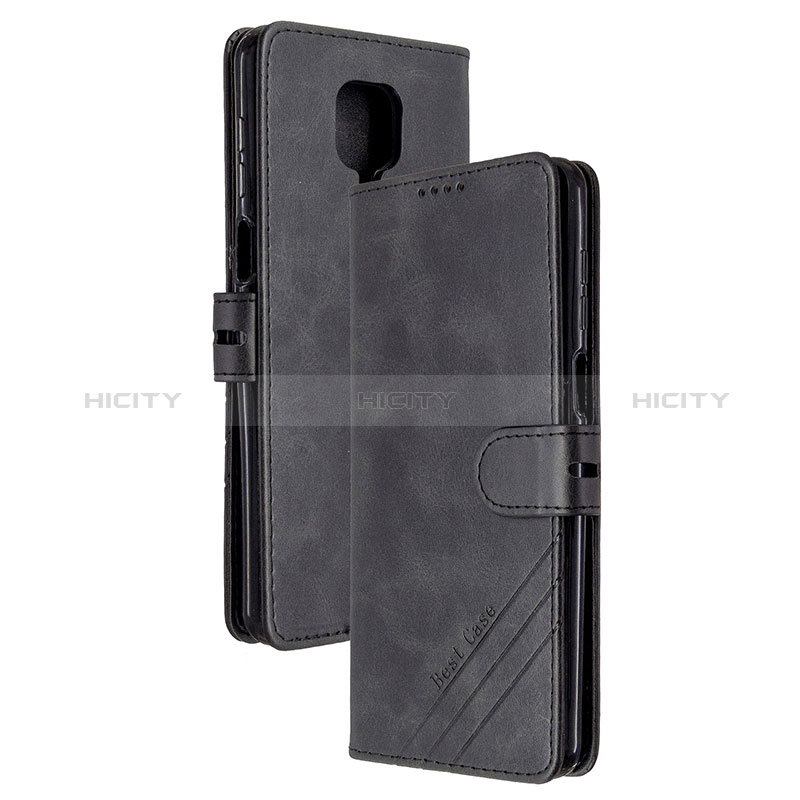 Coque Portefeuille Livre Cuir Etui Clapet H02X pour Xiaomi Redmi Note 9 Pro Max Noir Plus