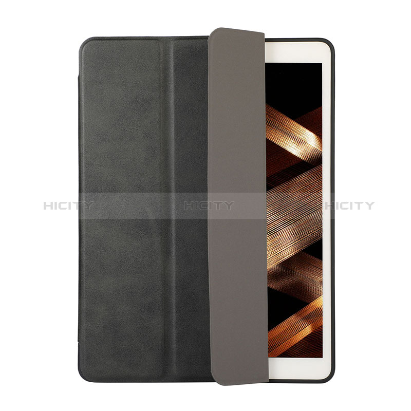 Coque Portefeuille Livre Cuir Etui Clapet H03 pour Apple New iPad 9.7 (2017) Noir Plus