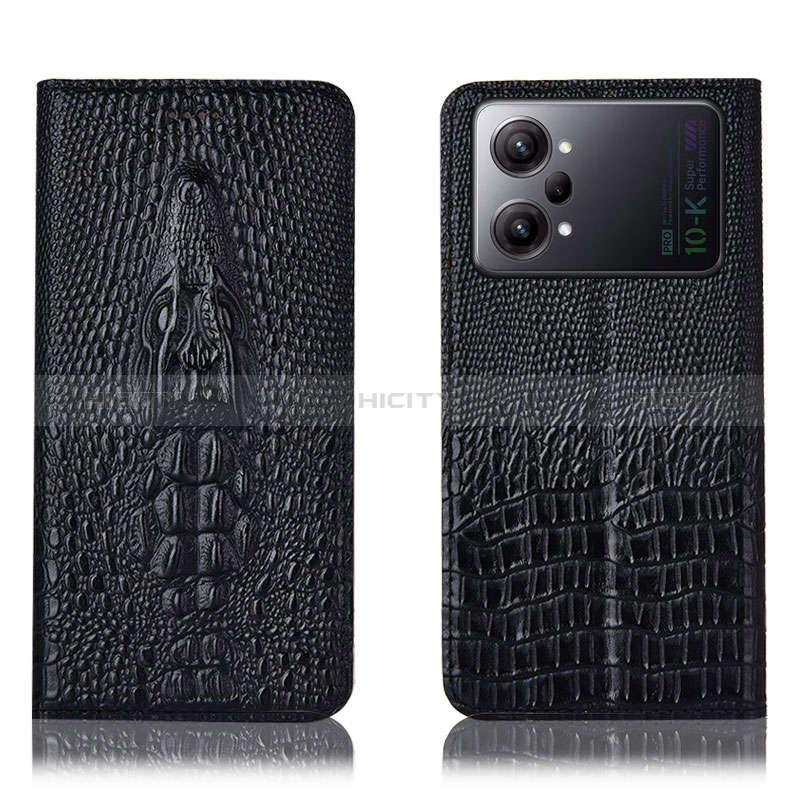 Coque Portefeuille Livre Cuir Etui Clapet H03P pour Oppo K10 Pro 5G Noir Plus