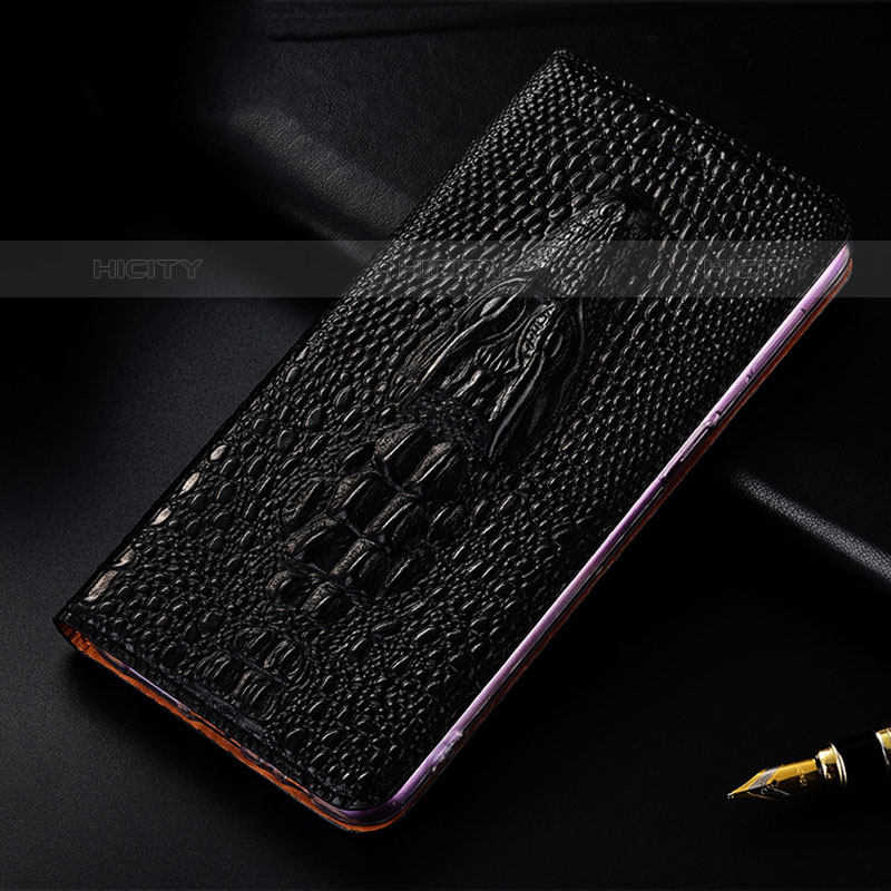 Coque Portefeuille Livre Cuir Etui Clapet H03P pour Samsung Galaxy M23 5G Noir Plus