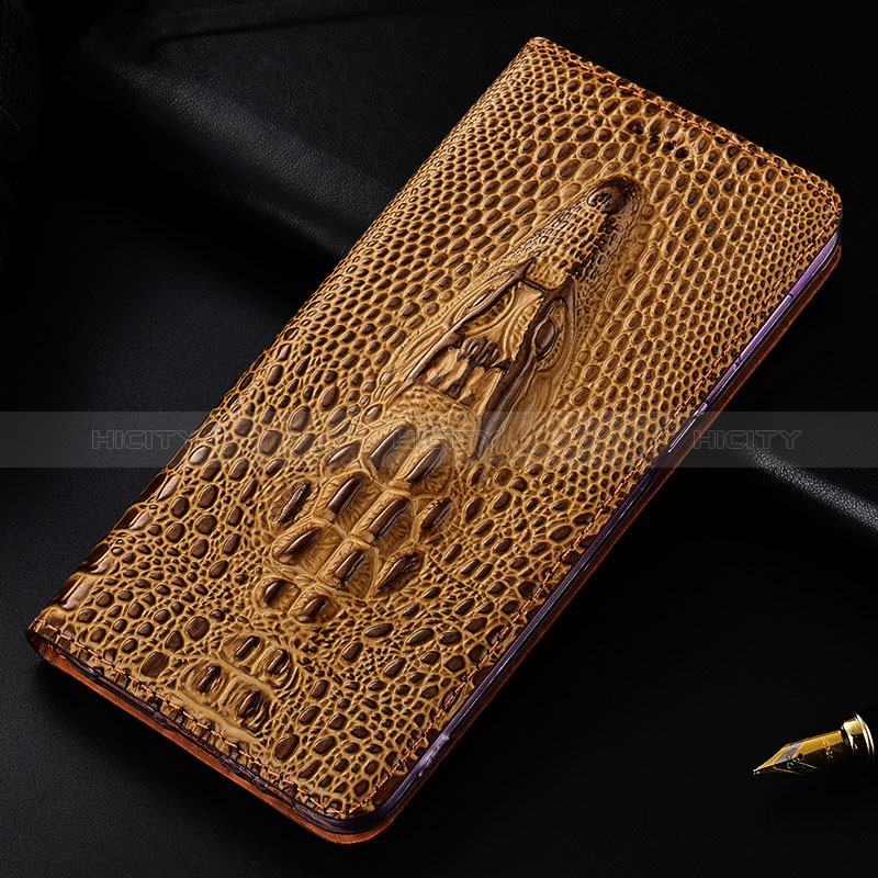 Coque Portefeuille Livre Cuir Etui Clapet H03P pour Samsung Galaxy S24 5G Marron Plus