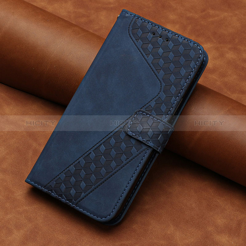 Coque Portefeuille Livre Cuir Etui Clapet H03X pour Huawei Honor X7 Bleu Plus