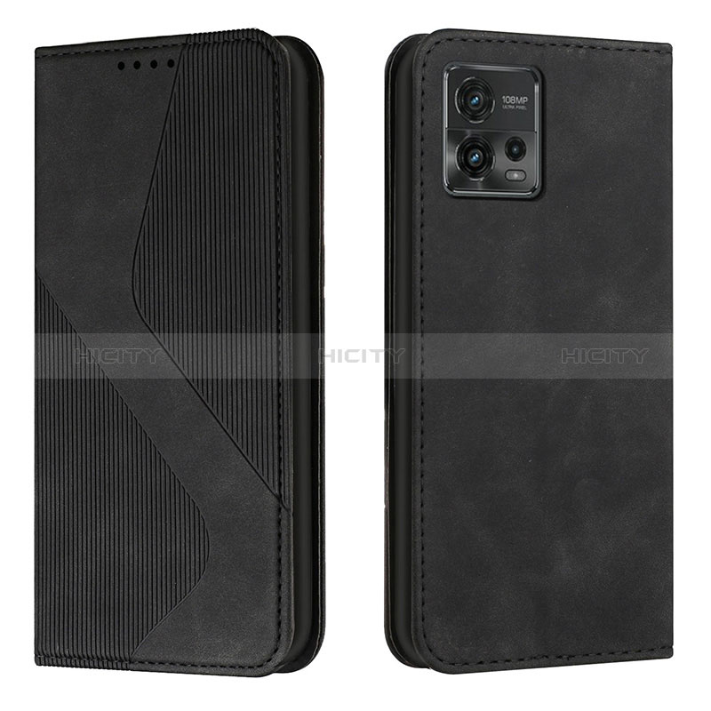 Coque Portefeuille Livre Cuir Etui Clapet H03X pour Motorola Moto G72 Plus