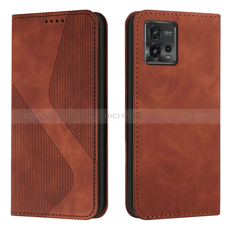 Coque Portefeuille Livre Cuir Etui Clapet H03X pour Motorola Moto G72 Plus