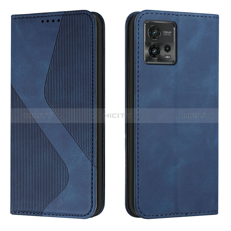 Coque Portefeuille Livre Cuir Etui Clapet H03X pour Motorola Moto G72 Plus