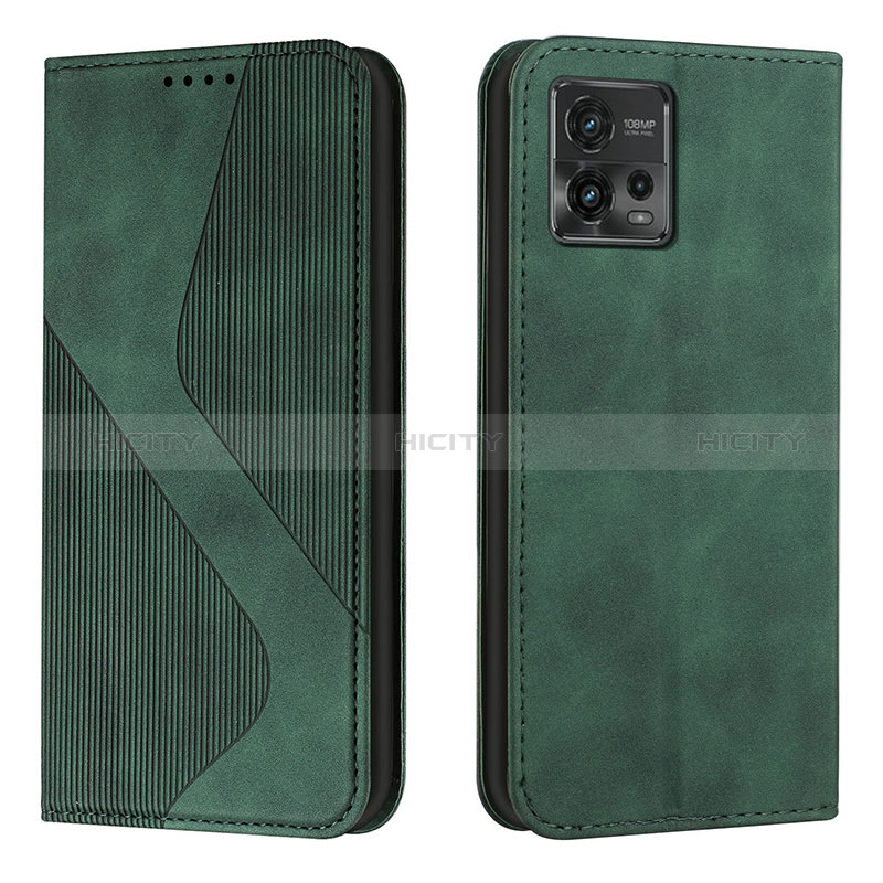 Coque Portefeuille Livre Cuir Etui Clapet H03X pour Motorola Moto G72 Plus