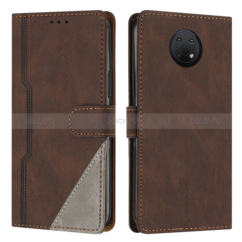 Coque Portefeuille Livre Cuir Etui Clapet H03X pour Nokia G300 5G Marron Plus