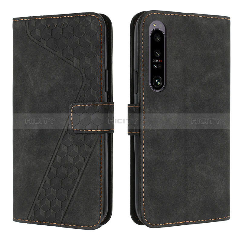 Coque Portefeuille Livre Cuir Etui Clapet H03X pour Sony Xperia 1 IV Noir Plus