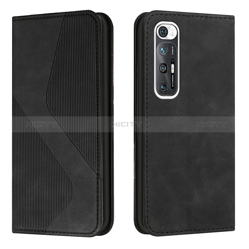 Coque Portefeuille Livre Cuir Etui Clapet H03X pour Xiaomi Mi 10S 5G Noir Plus