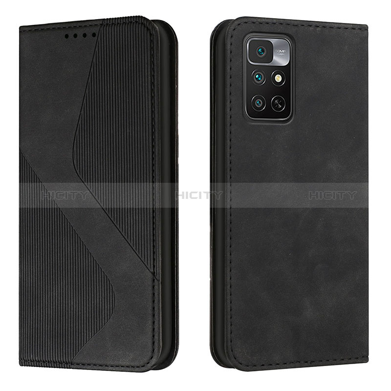 Coque Portefeuille Livre Cuir Etui Clapet H03X pour Xiaomi Redmi Note 11S 4G Noir Plus