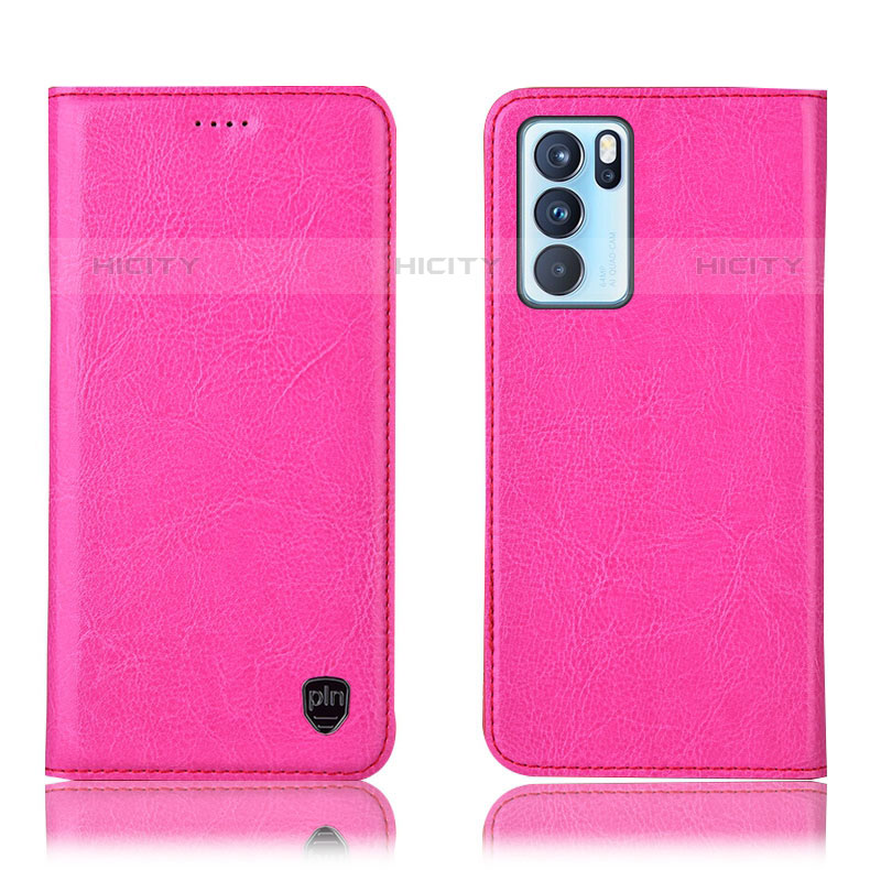 Coque Portefeuille Livre Cuir Etui Clapet H04P pour Oppo Reno6 Pro 5G India Plus