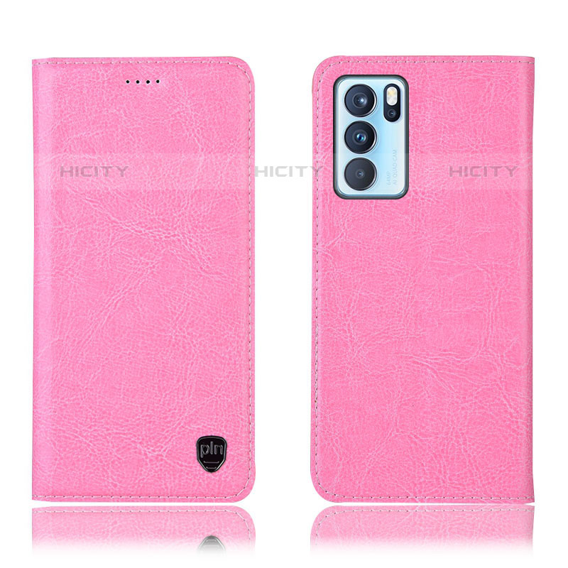 Coque Portefeuille Livre Cuir Etui Clapet H04P pour Oppo Reno6 Pro 5G India Plus