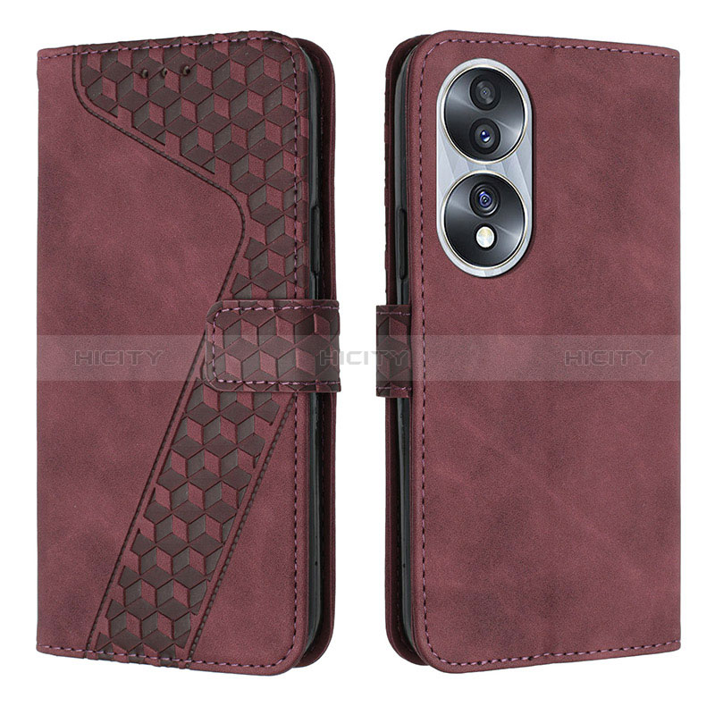 Coque Portefeuille Livre Cuir Etui Clapet H04X pour Huawei Honor 70 5G Plus