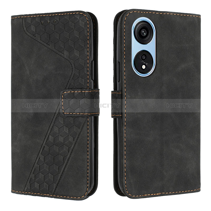 Coque Portefeuille Livre Cuir Etui Clapet H04X pour Huawei Honor X5 Plus Noir Plus