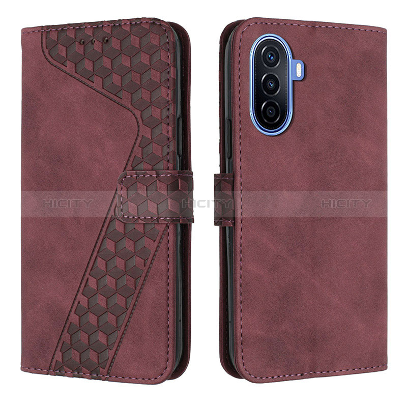 Coque Portefeuille Livre Cuir Etui Clapet H04X pour Huawei Nova Y70 Plus