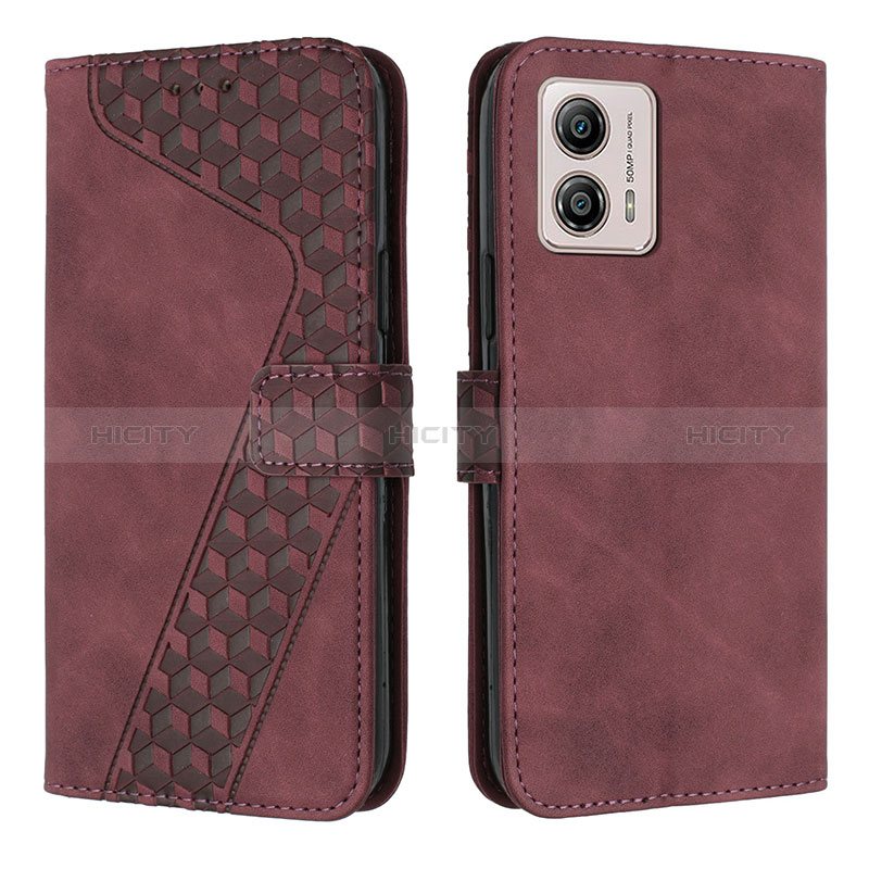 Coque Portefeuille Livre Cuir Etui Clapet H04X pour Motorola Moto G53j 5G Plus