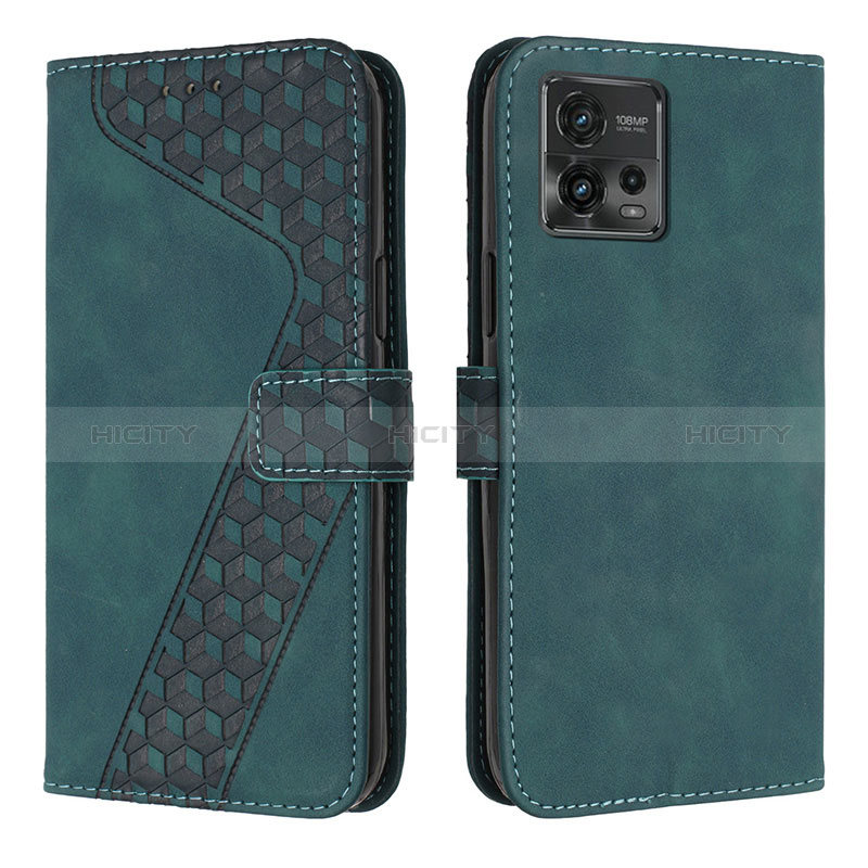 Coque Portefeuille Livre Cuir Etui Clapet H04X pour Motorola Moto G72 Plus