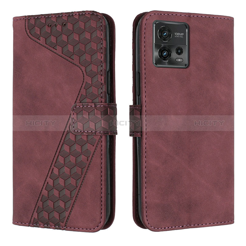 Coque Portefeuille Livre Cuir Etui Clapet H04X pour Motorola Moto G72 Plus