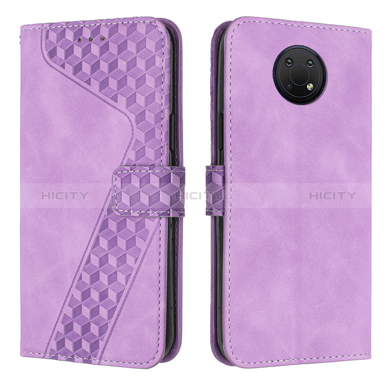 Coque Portefeuille Livre Cuir Etui Clapet H04X pour Nokia G10 Violet Plus