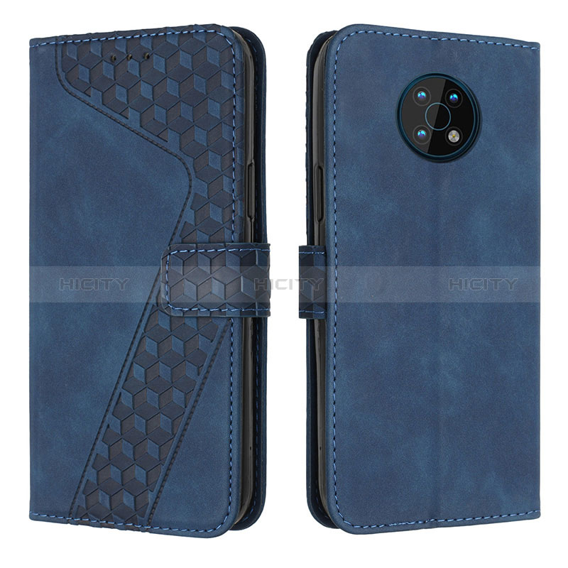 Coque Portefeuille Livre Cuir Etui Clapet H04X pour Nokia G300 5G Bleu Plus