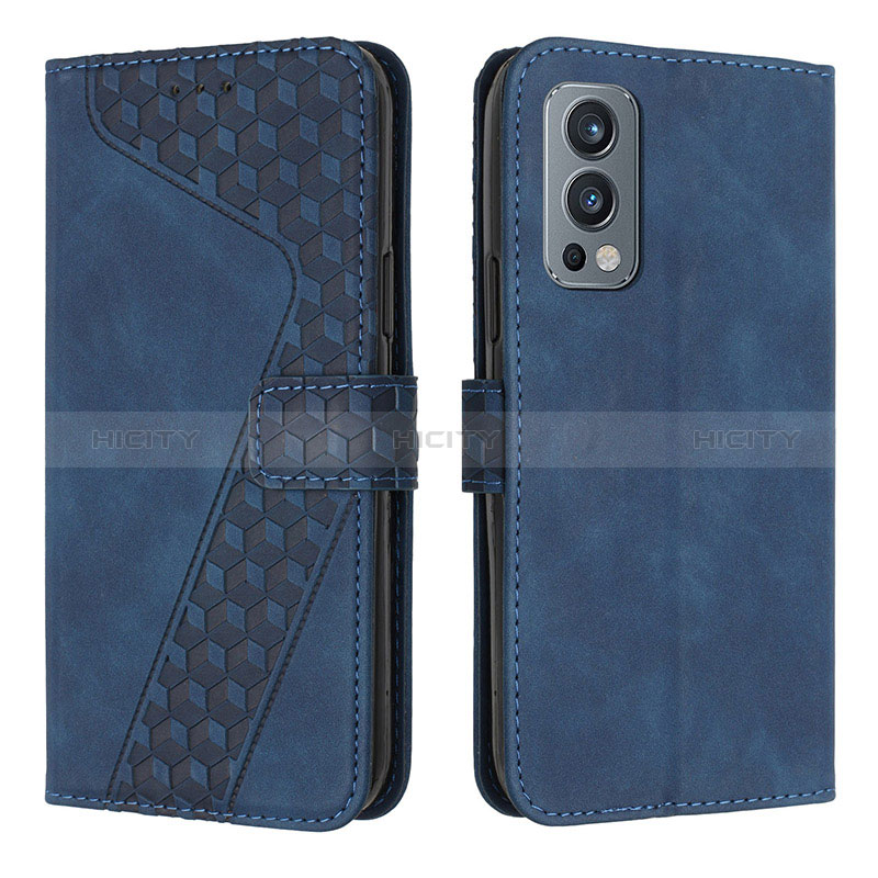 Coque Portefeuille Livre Cuir Etui Clapet H04X pour OnePlus Nord 2 5G Vert Plus