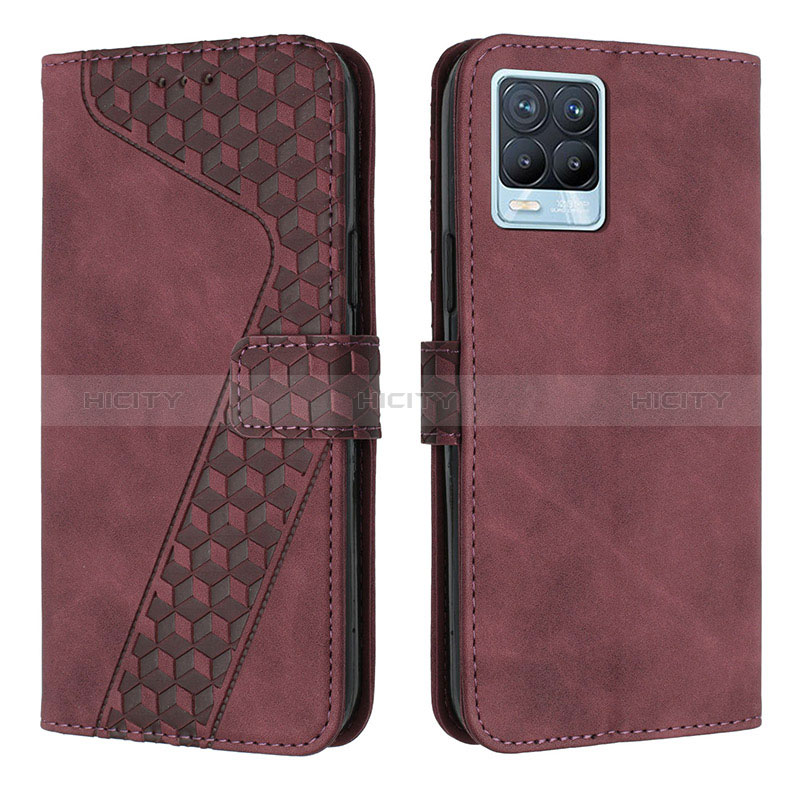 Coque Portefeuille Livre Cuir Etui Clapet H04X pour Realme 8 4G Plus