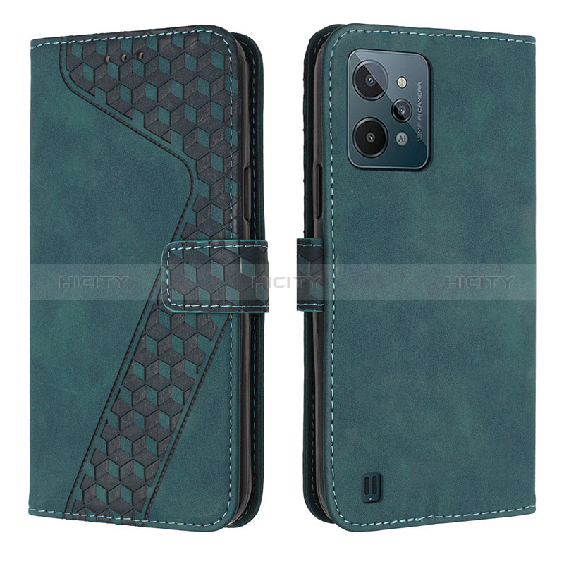 Coque Portefeuille Livre Cuir Etui Clapet H04X pour Realme C31 Plus