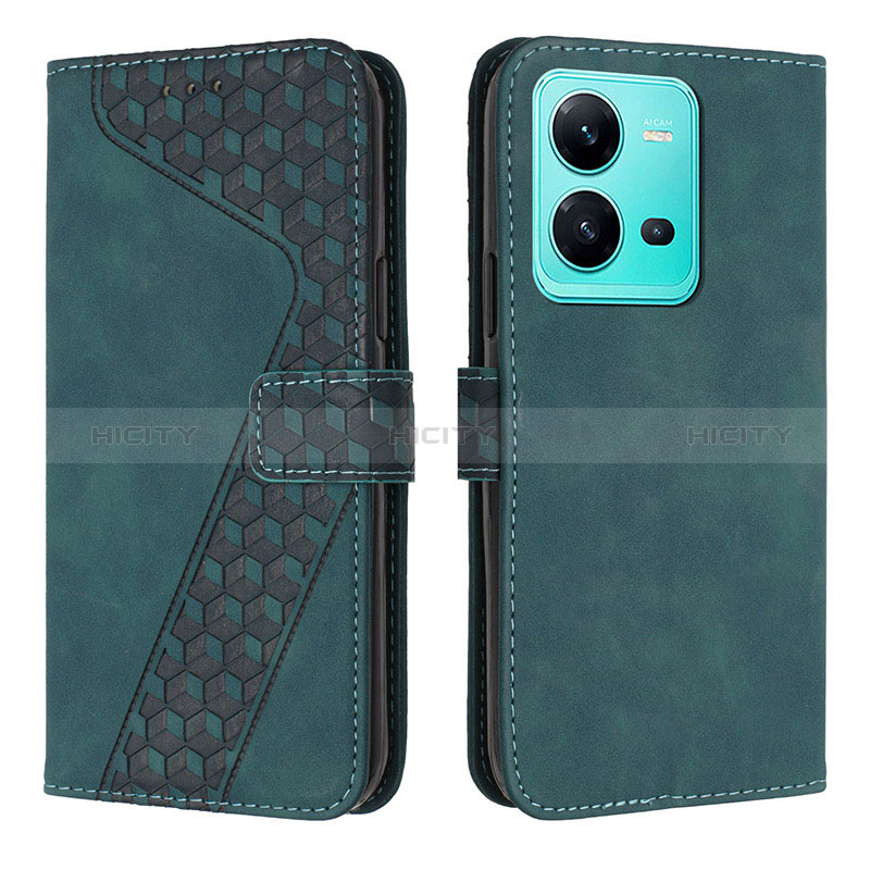 Coque Portefeuille Livre Cuir Etui Clapet H04X pour Vivo V25 5G Plus