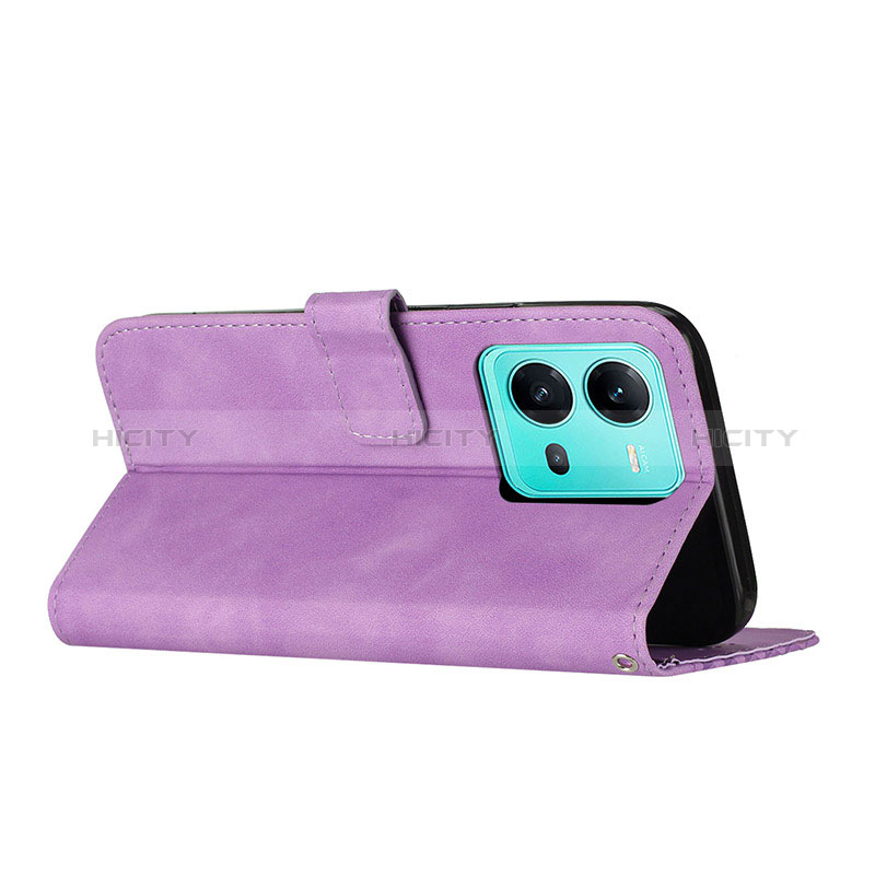 Coque Portefeuille Livre Cuir Etui Clapet H04X pour Vivo V25 5G Plus