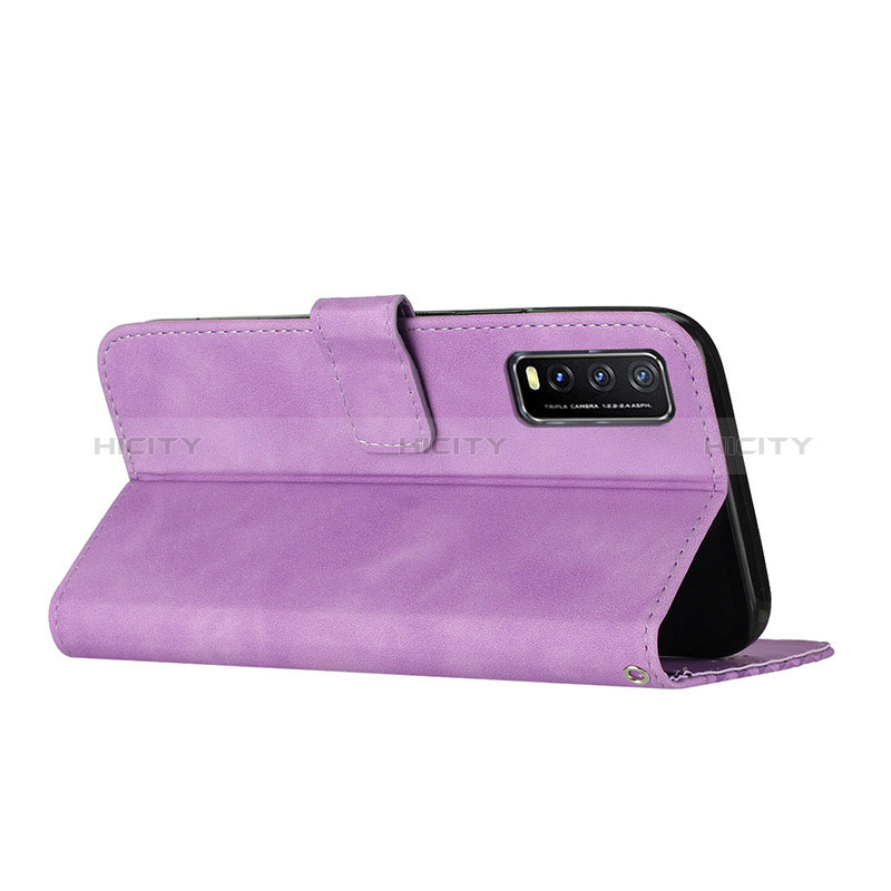 Coque Portefeuille Livre Cuir Etui Clapet H04X pour Vivo Y20s G Plus