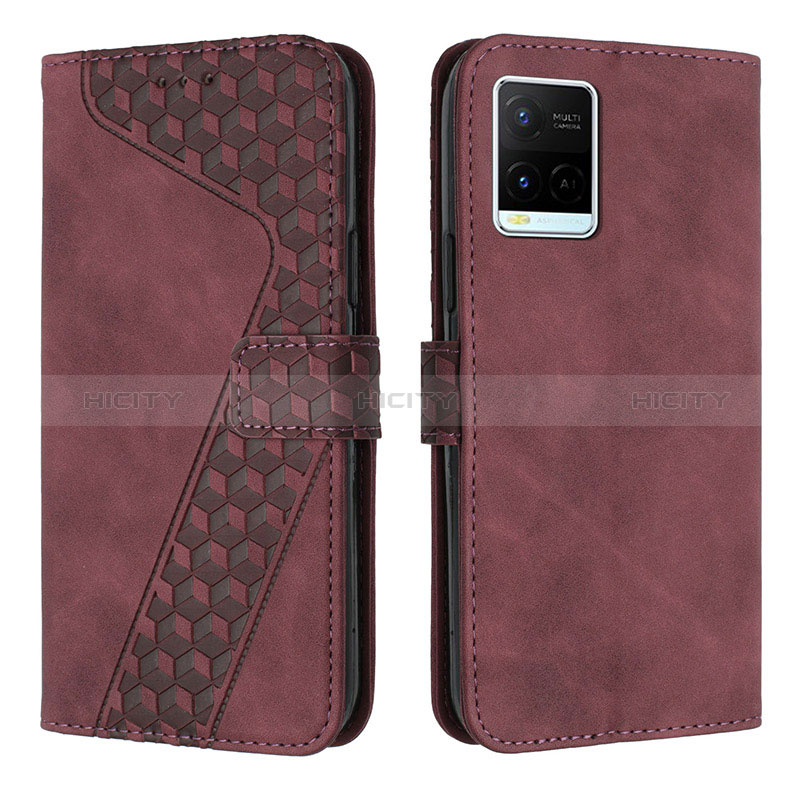 Coque Portefeuille Livre Cuir Etui Clapet H04X pour Vivo Y21G Plus