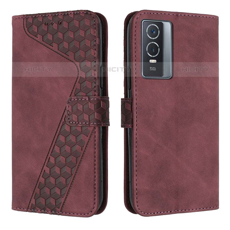 Coque Portefeuille Livre Cuir Etui Clapet H04X pour Vivo Y74s 5G Plus