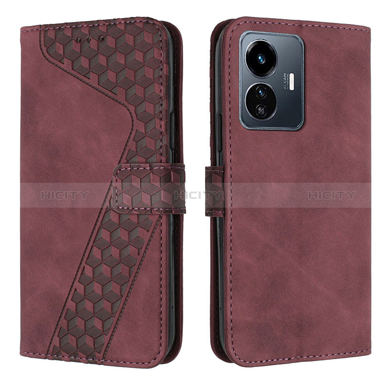 Coque Portefeuille Livre Cuir Etui Clapet H04X pour Vivo Y77 5G Plus