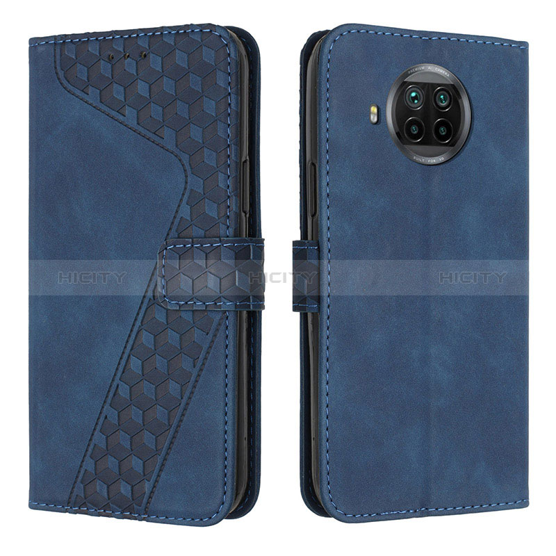 Coque Portefeuille Livre Cuir Etui Clapet H04X pour Xiaomi Mi 10i 5G Bleu Plus