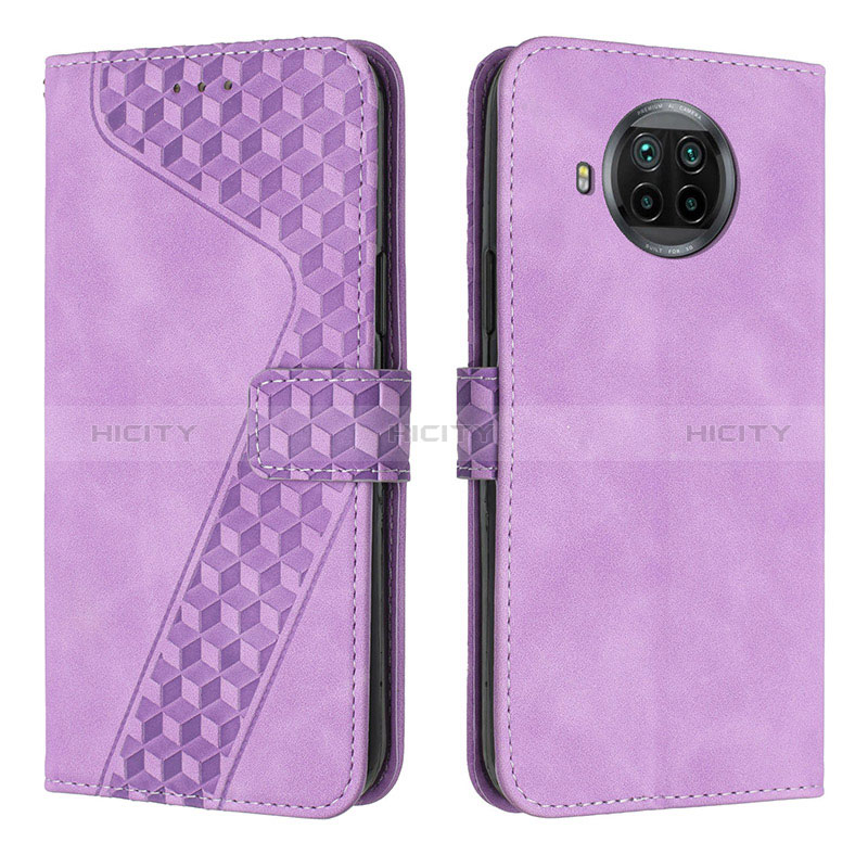 Coque Portefeuille Livre Cuir Etui Clapet H04X pour Xiaomi Mi 10i 5G Violet Plus