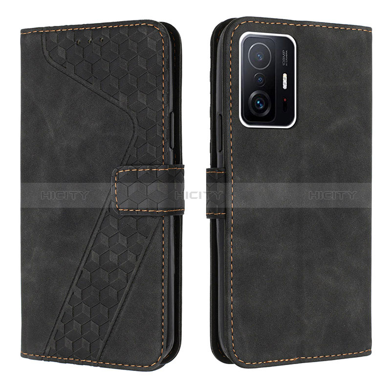 Coque Portefeuille Livre Cuir Etui Clapet H04X pour Xiaomi Mi 11T 5G Noir Plus