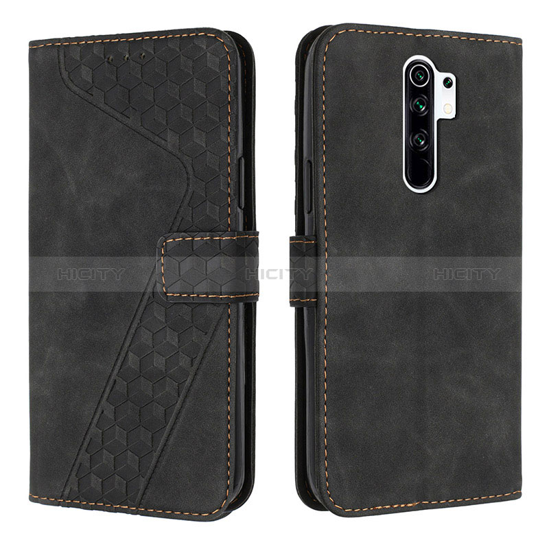 Coque Portefeuille Livre Cuir Etui Clapet H04X pour Xiaomi Poco M2 Noir Plus