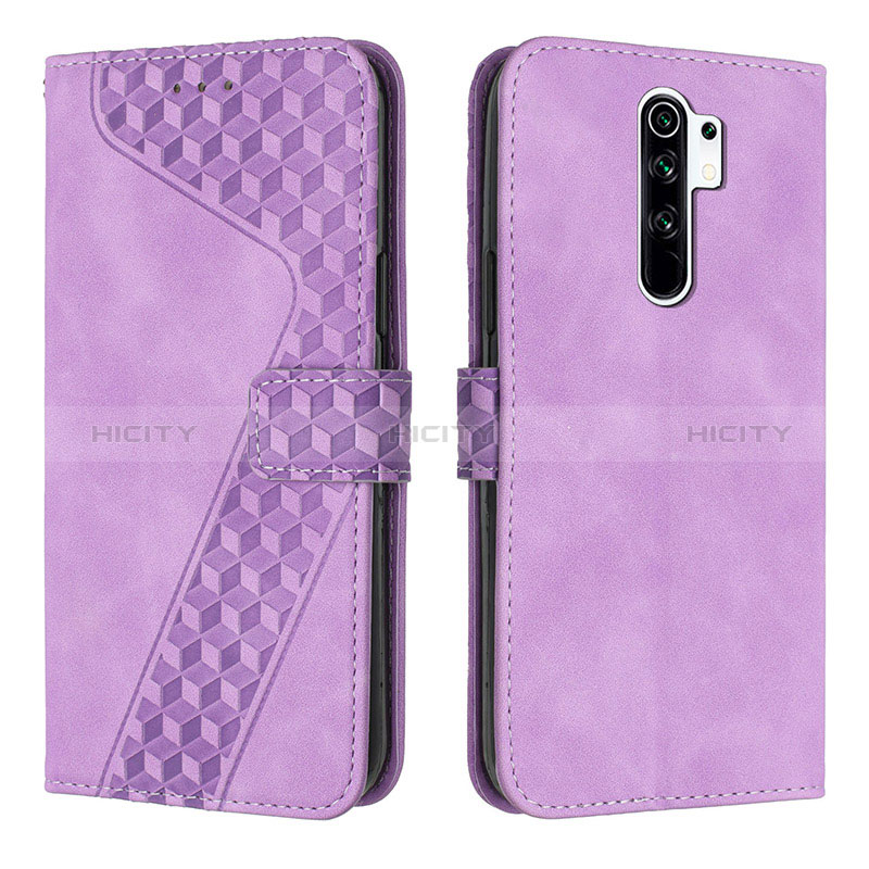 Coque Portefeuille Livre Cuir Etui Clapet H04X pour Xiaomi Poco M2 Violet Plus