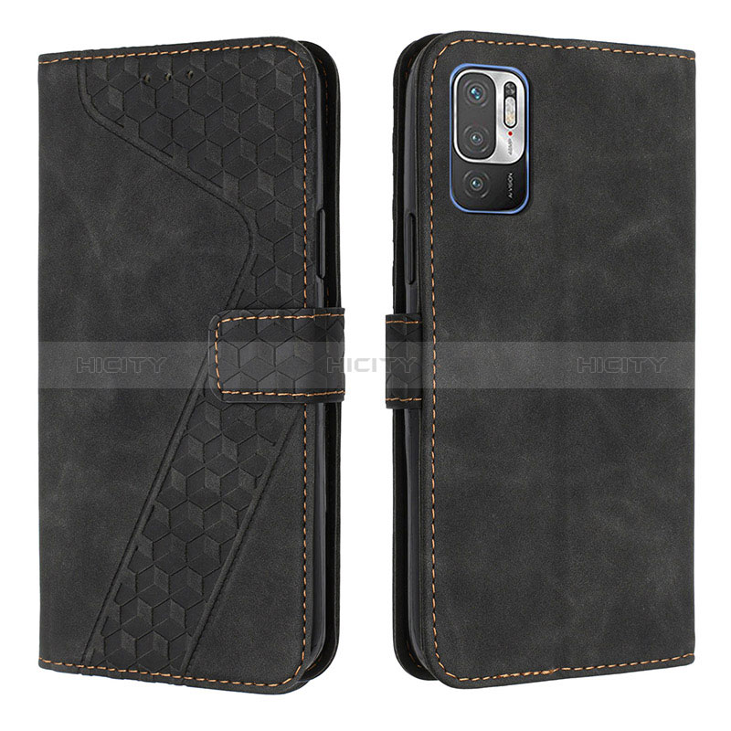 Coque Portefeuille Livre Cuir Etui Clapet H04X pour Xiaomi POCO M3 Pro 5G Noir Plus