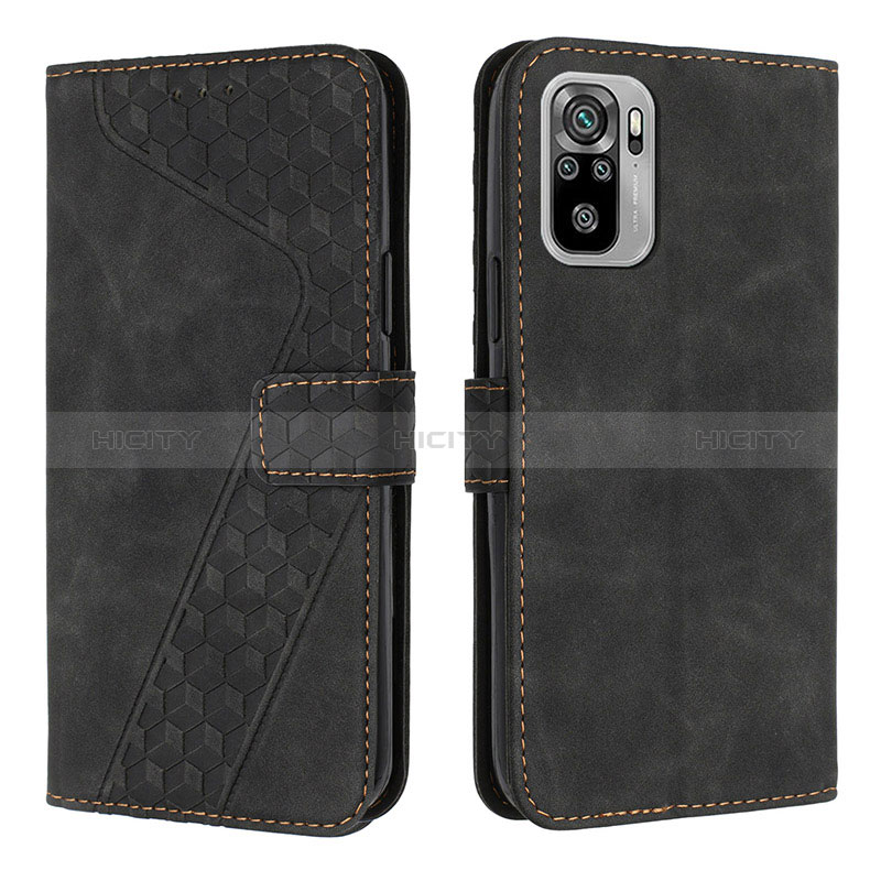 Coque Portefeuille Livre Cuir Etui Clapet H04X pour Xiaomi Poco M5S Noir Plus