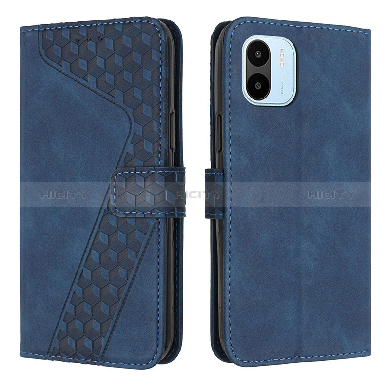 Coque Portefeuille Livre Cuir Etui Clapet H04X pour Xiaomi Redmi A1 Bleu Plus