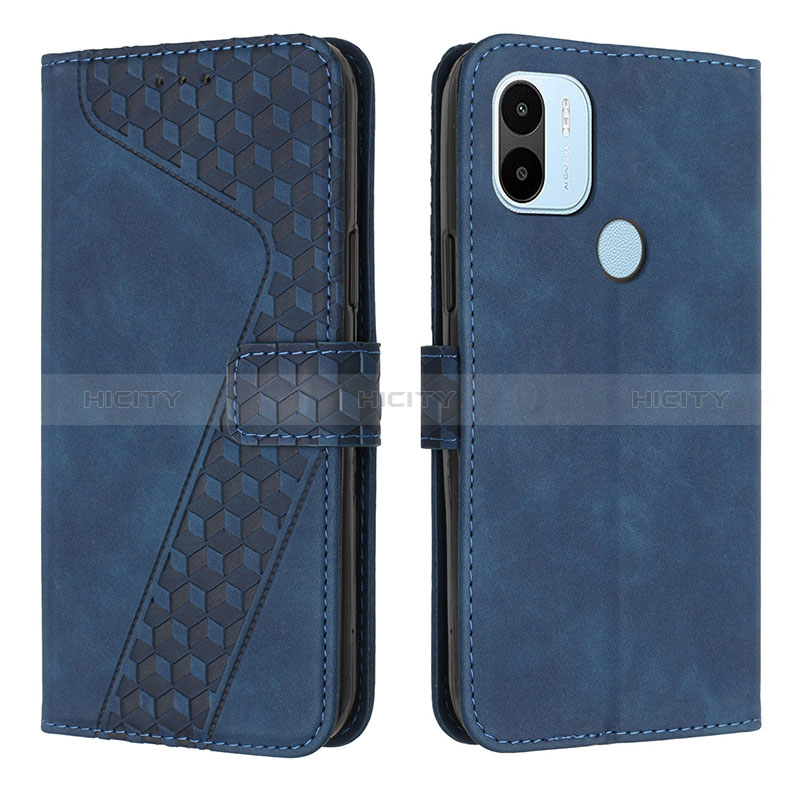 Coque Portefeuille Livre Cuir Etui Clapet H04X pour Xiaomi Redmi A1 Plus Bleu Plus