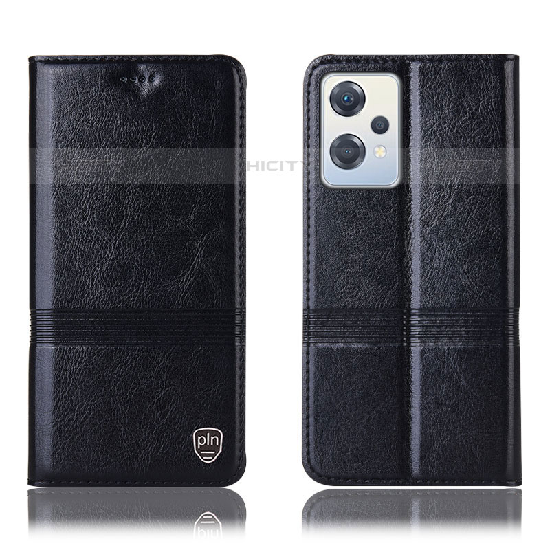 Coque Portefeuille Livre Cuir Etui Clapet H05P pour OnePlus Nord CE 2 Lite 5G Noir Plus