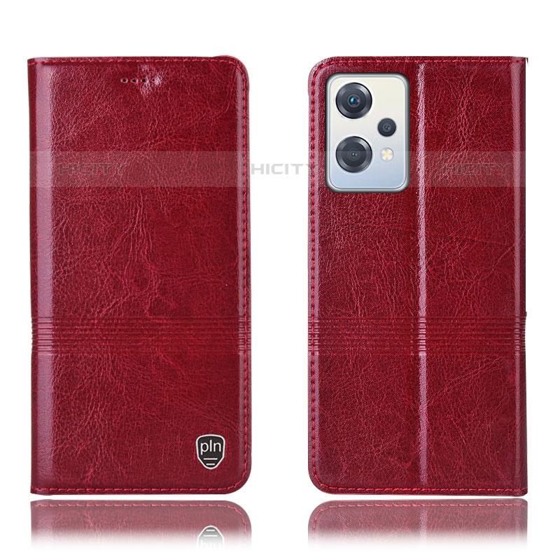 Coque Portefeuille Livre Cuir Etui Clapet H05P pour OnePlus Nord CE 2 Lite 5G Rouge Plus